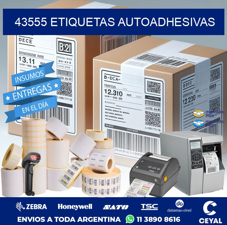 43555 ETIQUETAS AUTOADHESIVAS