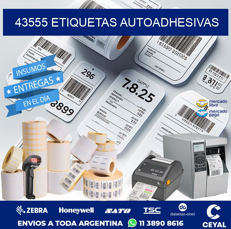 43555 ETIQUETAS AUTOADHESIVAS