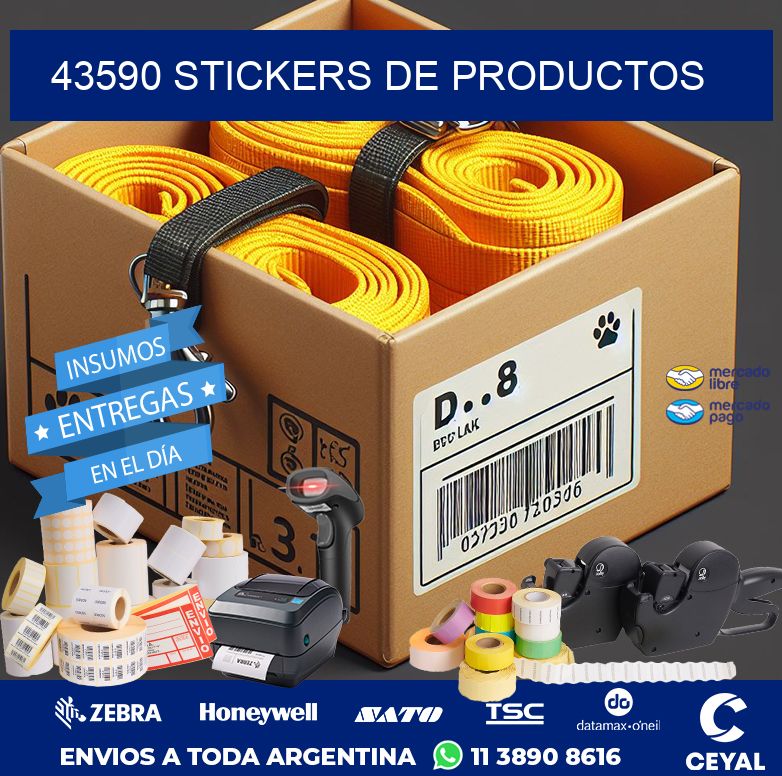 43590 STICKERS DE PRODUCTOS