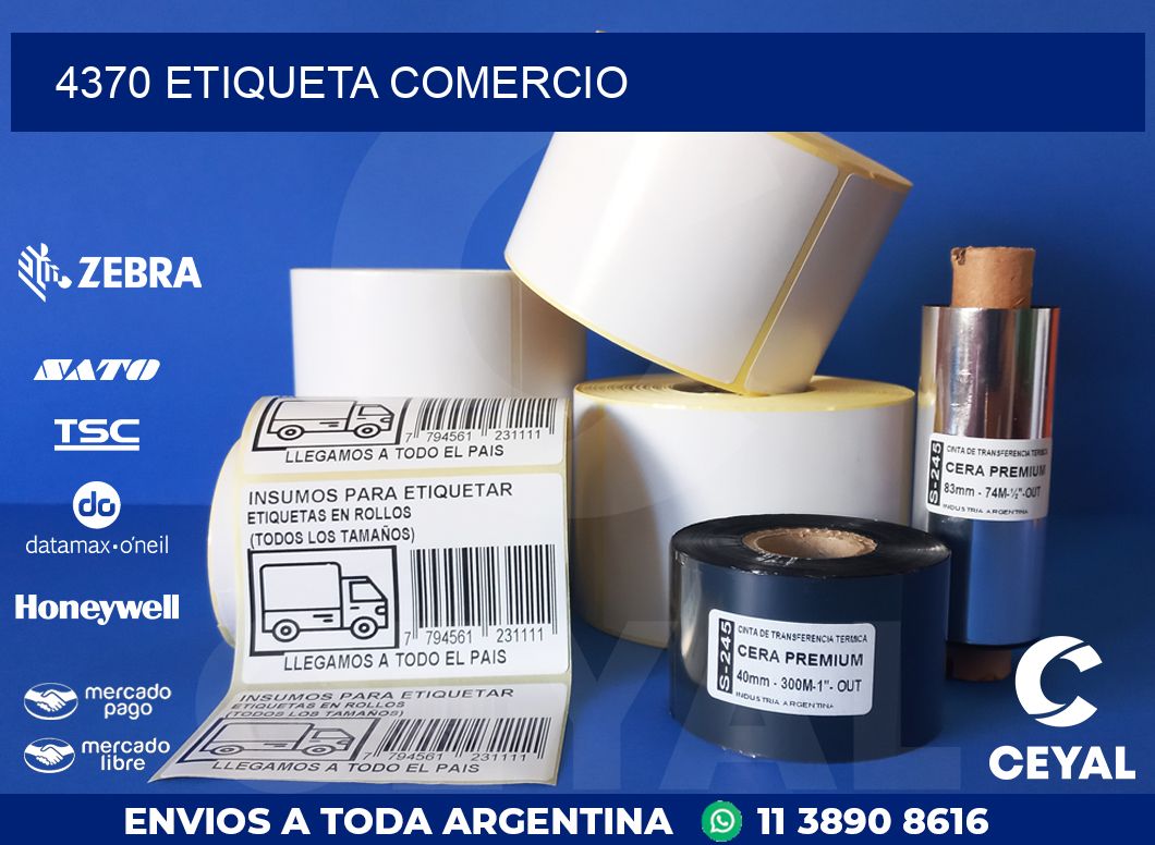4370 ETIQUETA COMERCIO