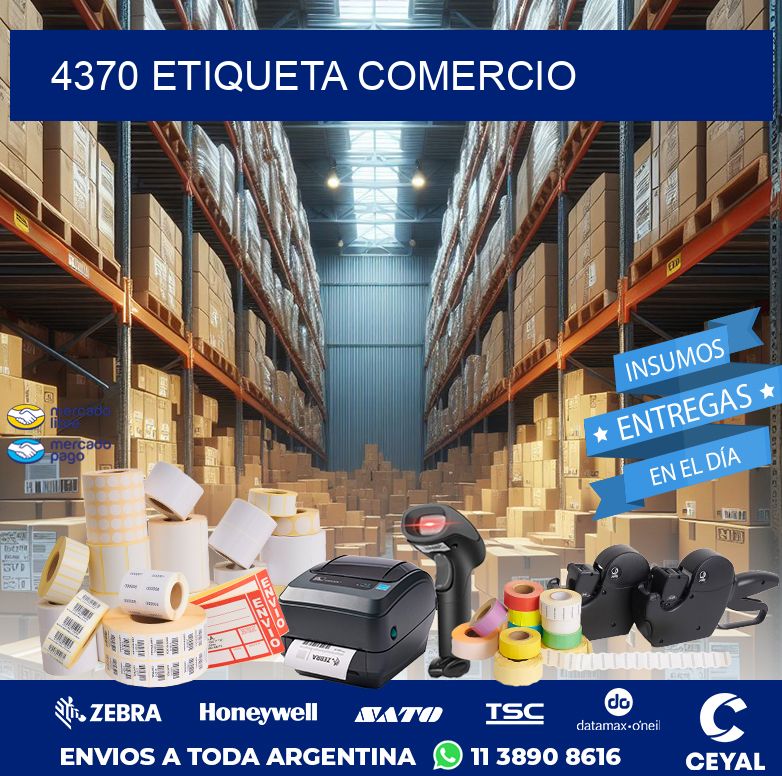 4370 ETIQUETA COMERCIO