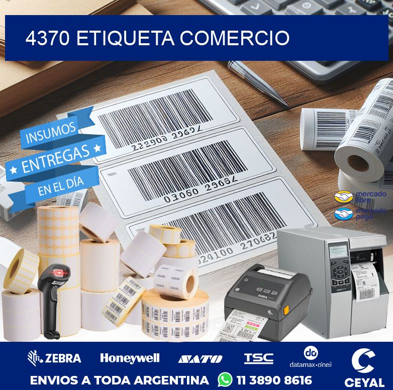 4370 ETIQUETA COMERCIO