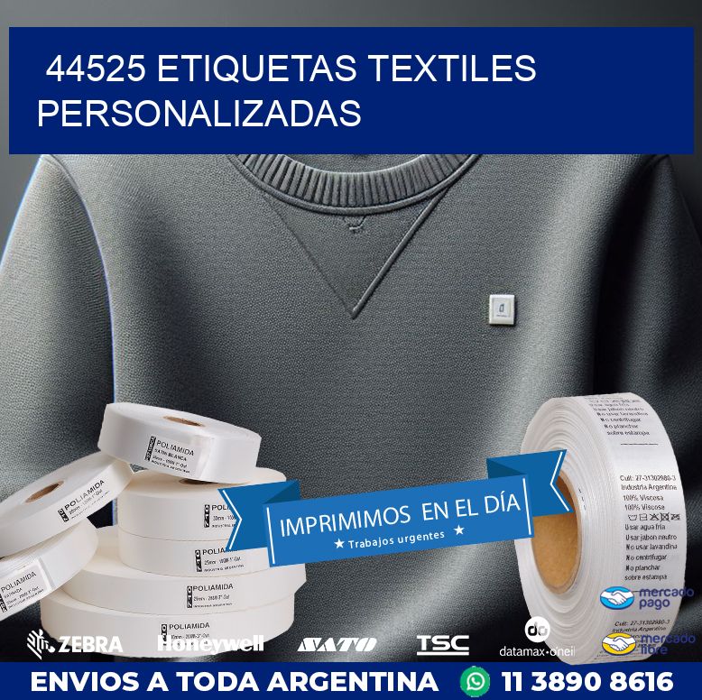 44525 ETIQUETAS TEXTILES PERSONALIZADAS