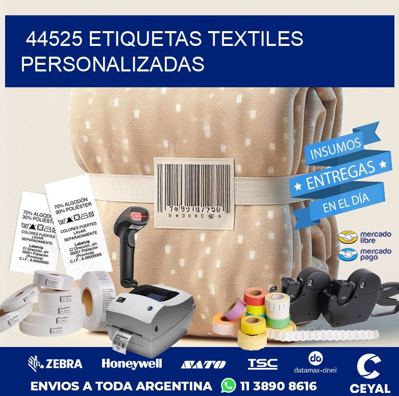 44525 ETIQUETAS TEXTILES PERSONALIZADAS
