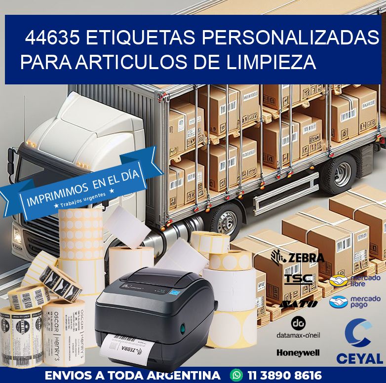 44635 ETIQUETAS PERSONALIZADAS PARA ARTICULOS DE LIMPIEZA