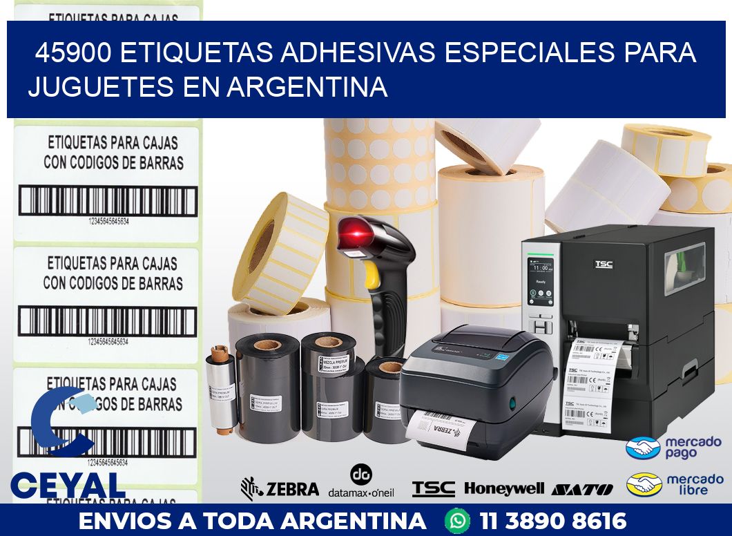 45900 ETIQUETAS ADHESIVAS ESPECIALES PARA JUGUETES EN ARGENTINA