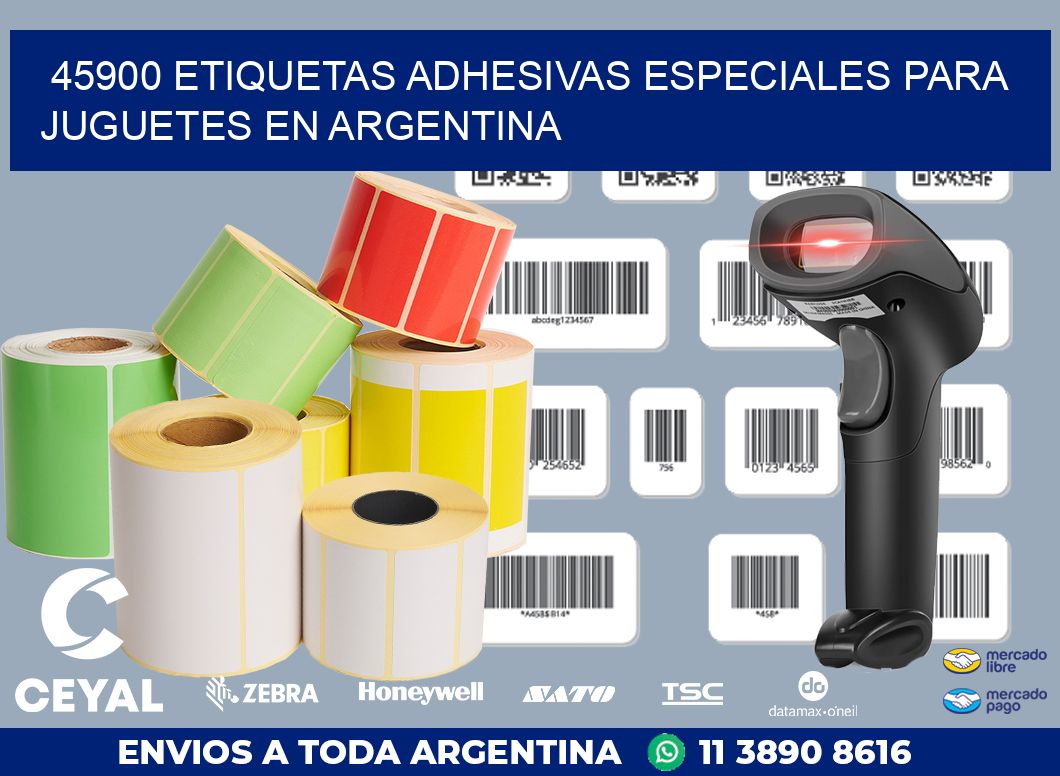 45900 ETIQUETAS ADHESIVAS ESPECIALES PARA JUGUETES EN ARGENTINA