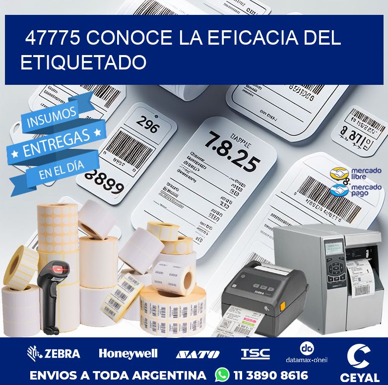 47775 CONOCE LA EFICACIA DEL ETIQUETADO