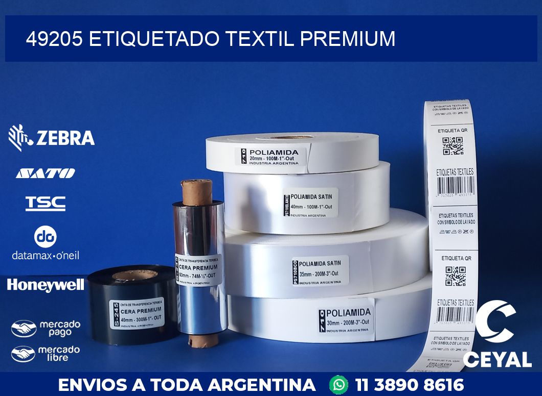 49205 ETIQUETADO TEXTIL PREMIUM