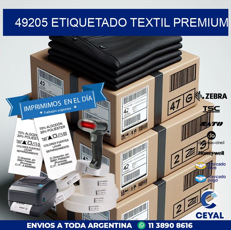 49205 ETIQUETADO TEXTIL PREMIUM