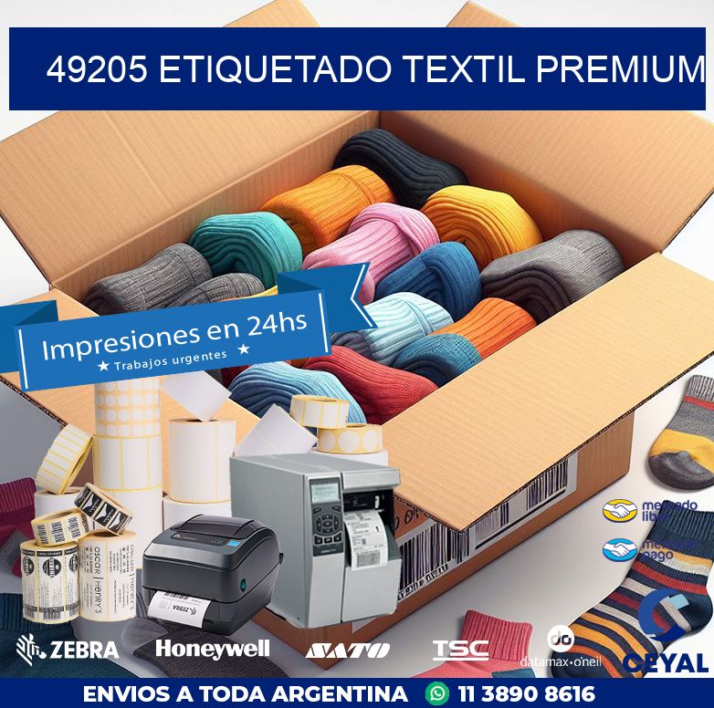 49205 ETIQUETADO TEXTIL PREMIUM