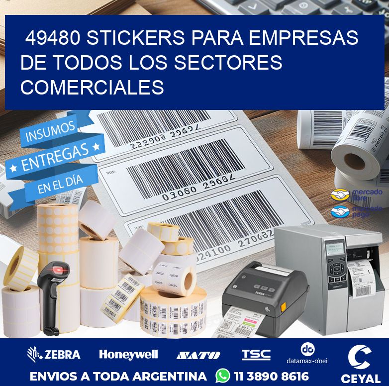 49480 STICKERS PARA EMPRESAS DE TODOS LOS SECTORES COMERCIALES