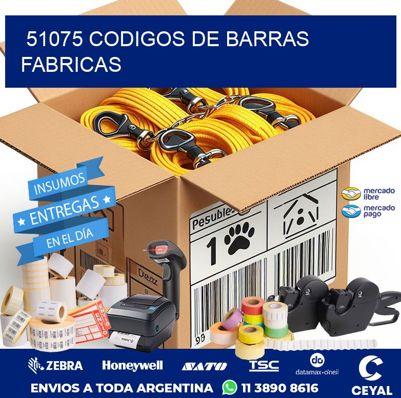 51075 CODIGOS DE BARRAS FABRICAS