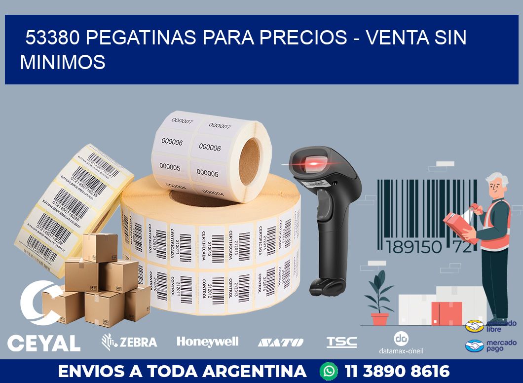 53380 PEGATINAS PARA PRECIOS - VENTA SIN MINIMOS