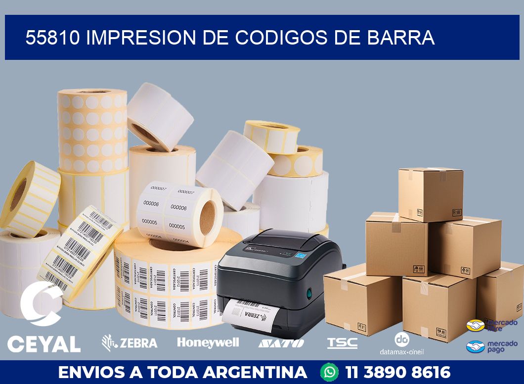 55810 IMPRESION DE CODIGOS DE BARRA