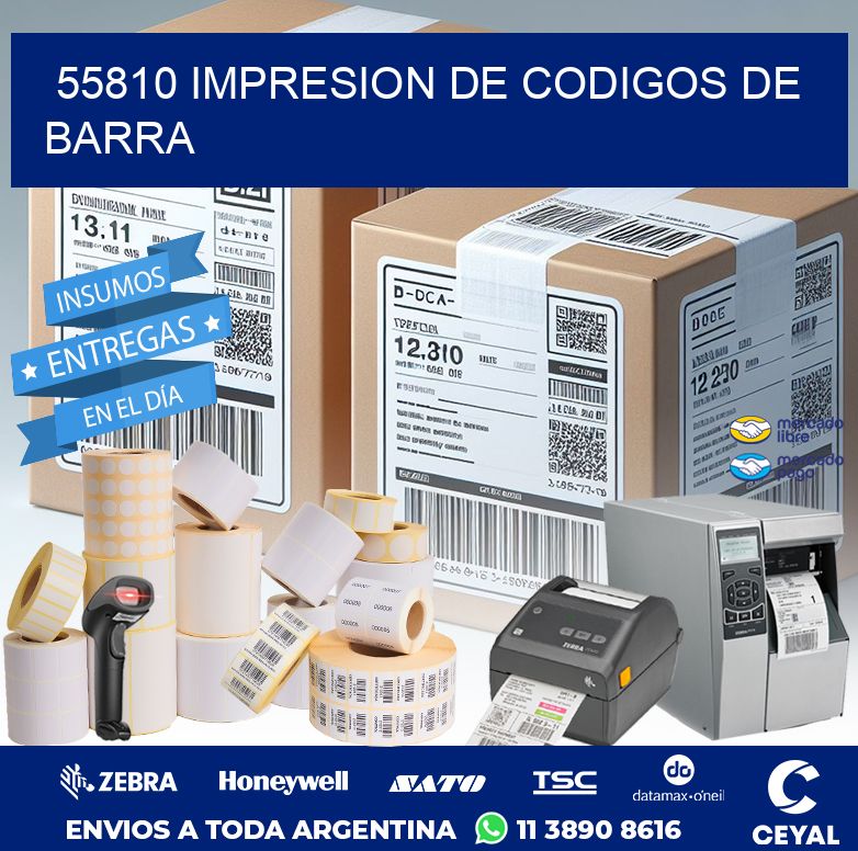 55810 IMPRESION DE CODIGOS DE BARRA