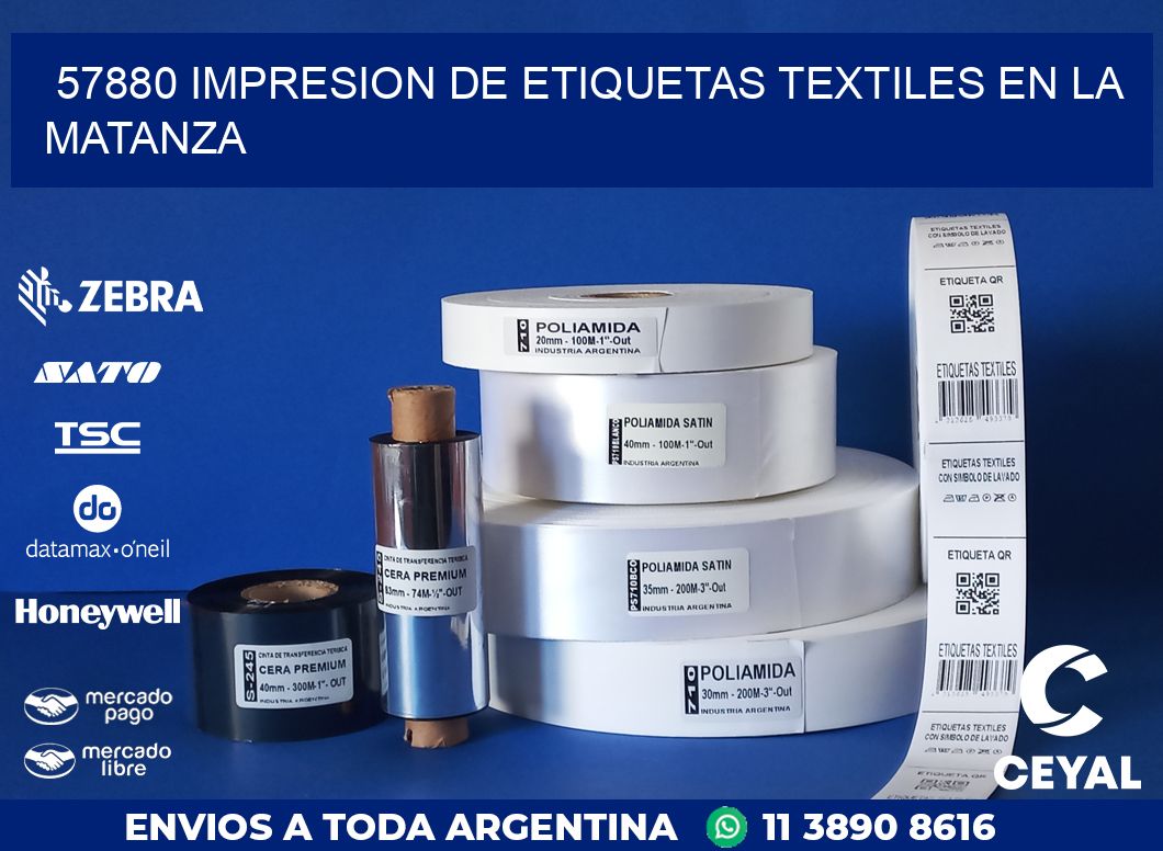 57880 IMPRESION DE ETIQUETAS TEXTILES EN LA MATANZA