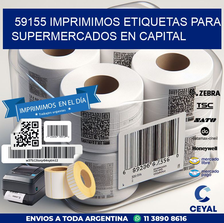 59155 IMPRIMIMOS ETIQUETAS PARA SUPERMERCADOS EN CAPITAL