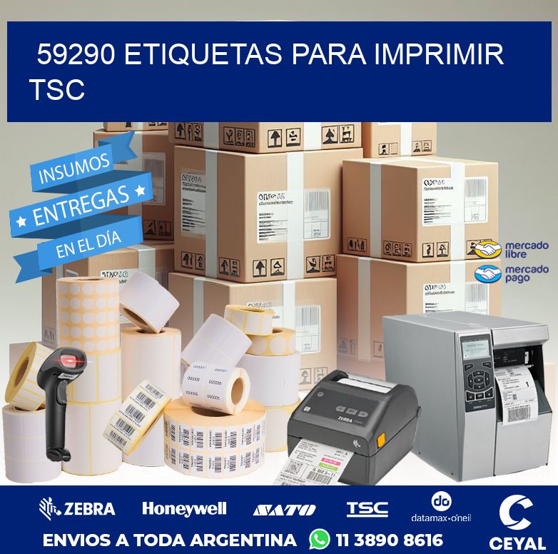 59290 ETIQUETAS PARA IMPRIMIR TSC