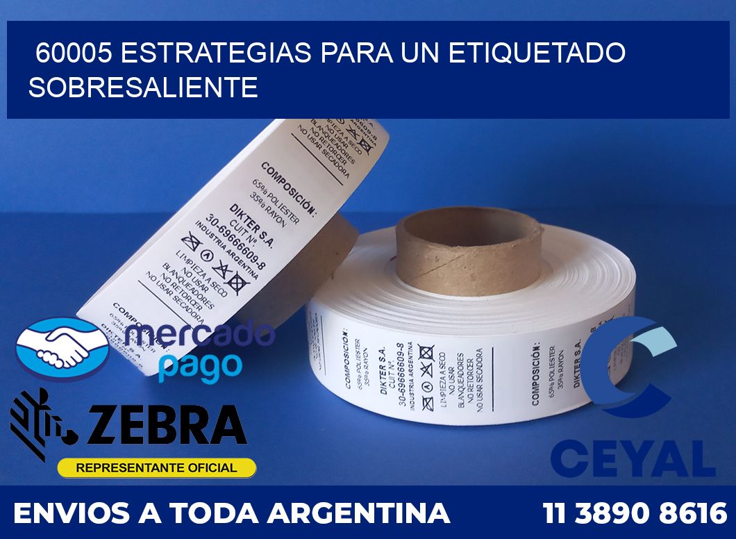60005 ESTRATEGIAS PARA UN ETIQUETADO SOBRESALIENTE