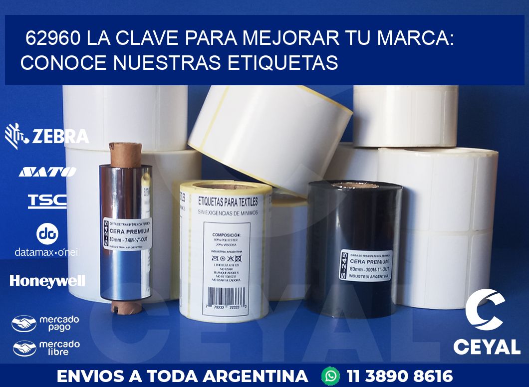 62960 LA CLAVE PARA MEJORAR TU MARCA: CONOCE NUESTRAS ETIQUETAS