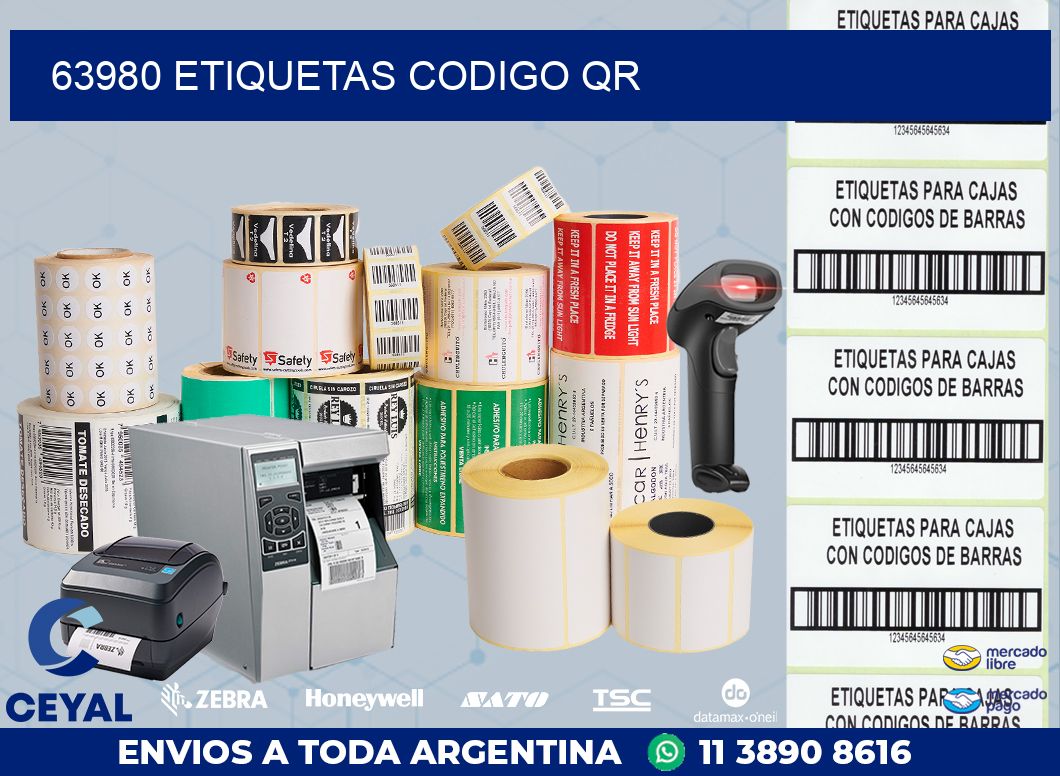 63980 ETIQUETAS CODIGO QR