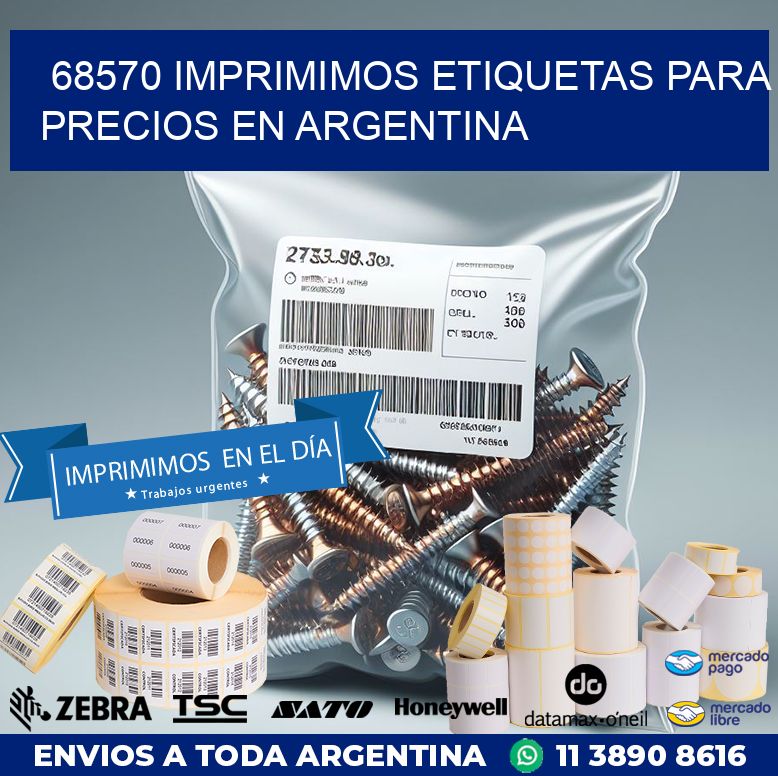 68570 IMPRIMIMOS ETIQUETAS PARA PRECIOS EN ARGENTINA