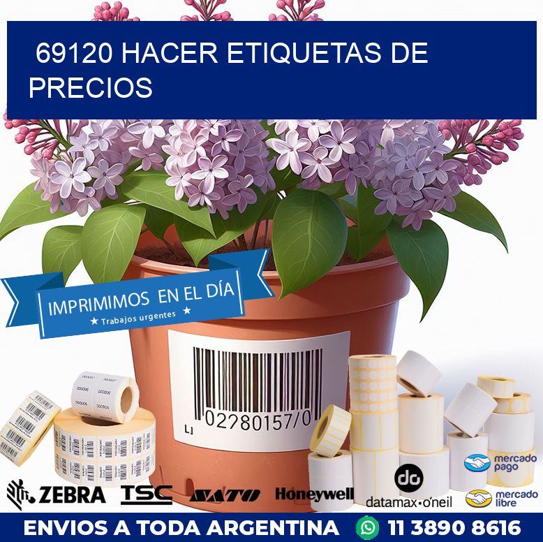 69120 HACER ETIQUETAS DE PRECIOS