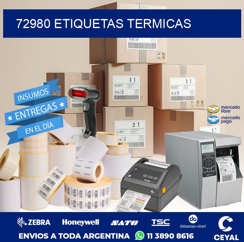 72980 ETIQUETAS TERMICAS