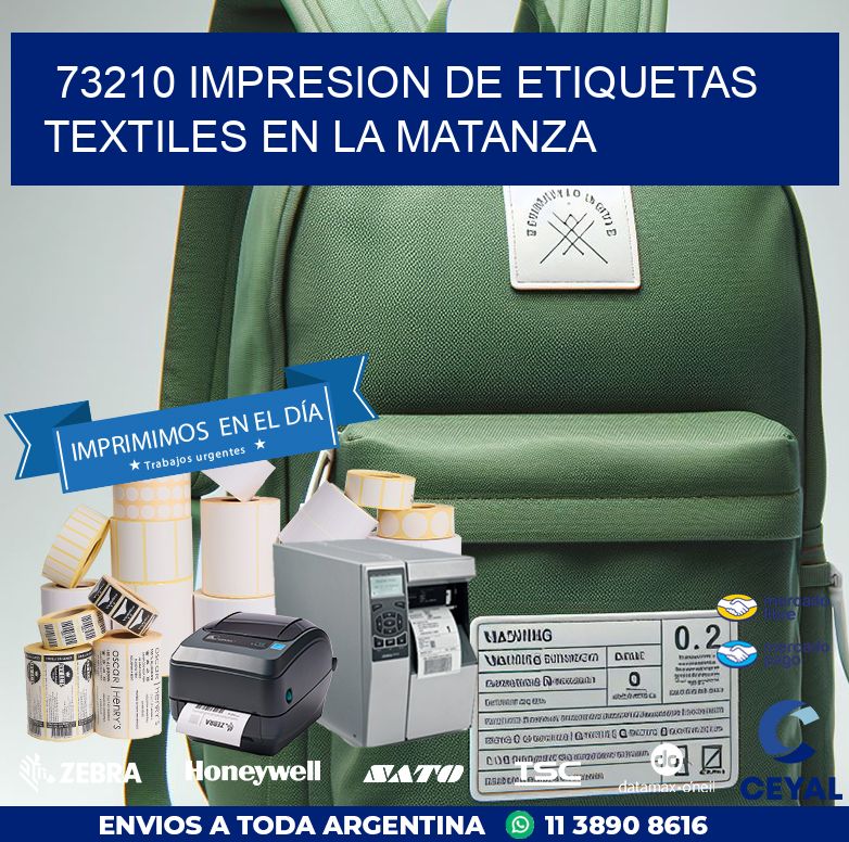 73210 IMPRESION DE ETIQUETAS TEXTILES EN LA MATANZA