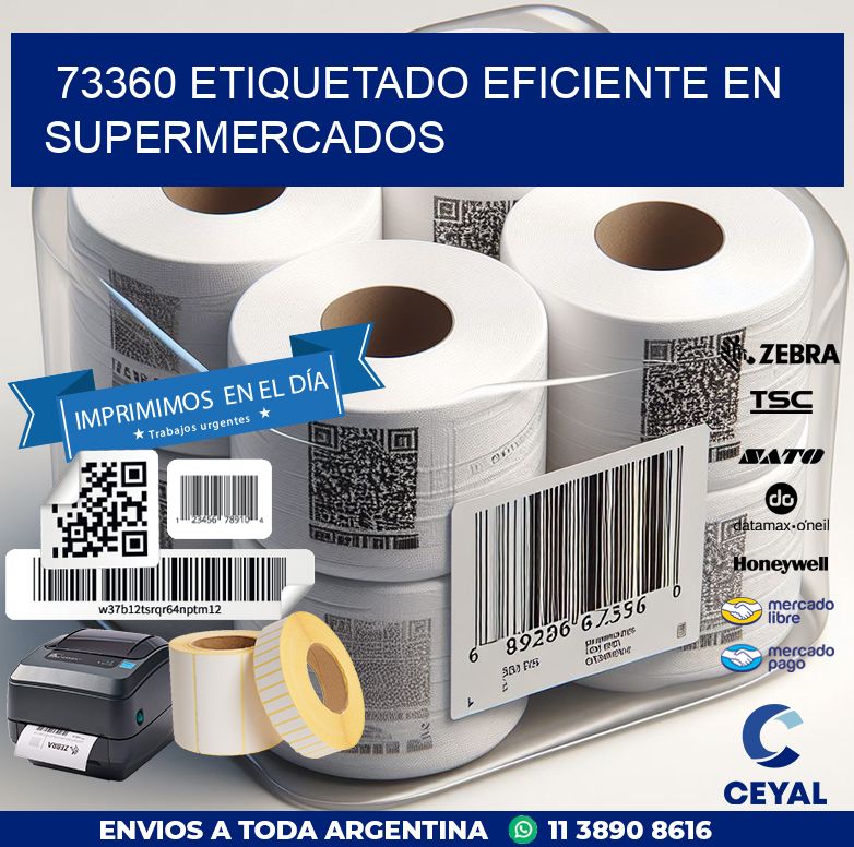 73360 ETIQUETADO EFICIENTE EN SUPERMERCADOS