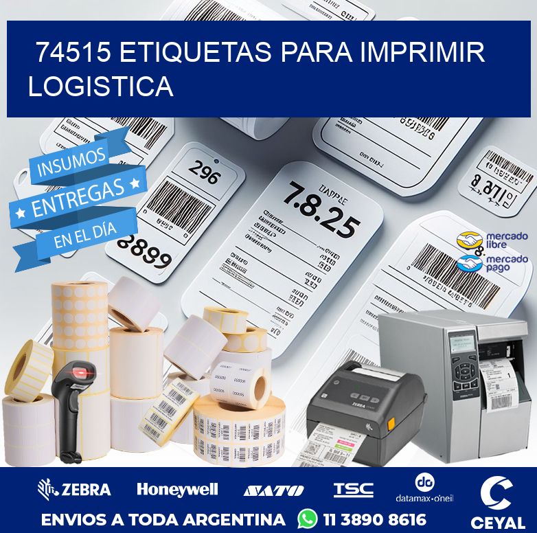 74515 ETIQUETAS PARA IMPRIMIR LOGISTICA