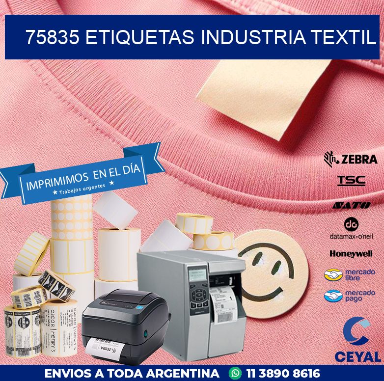 75835 ETIQUETAS INDUSTRIA TEXTIL