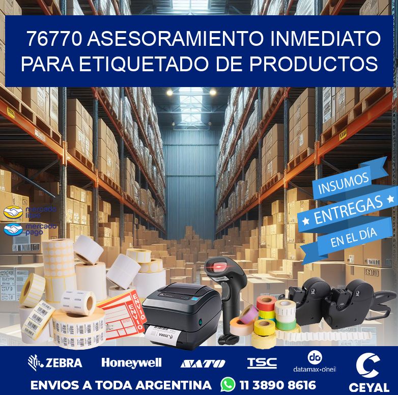 76770 ASESORAMIENTO INMEDIATO PARA ETIQUETADO DE PRODUCTOS