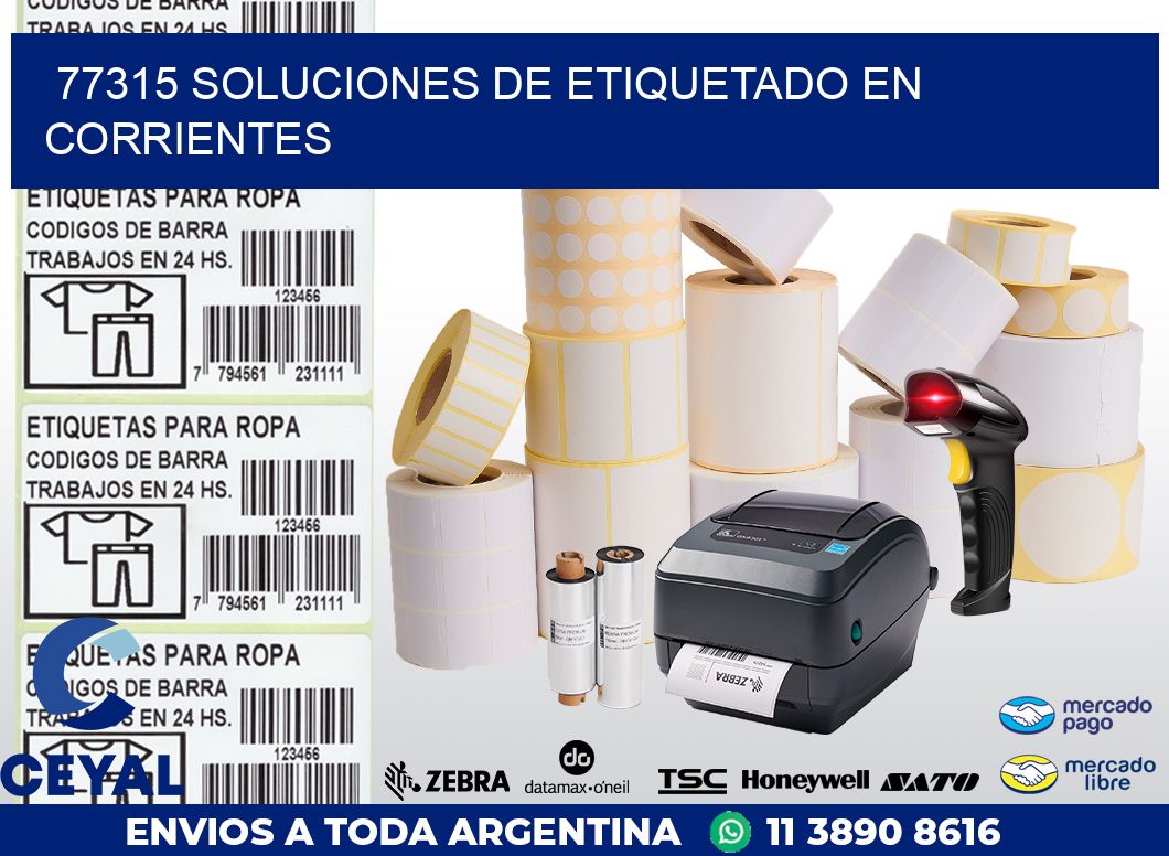 77315 SOLUCIONES DE ETIQUETADO EN CORRIENTES