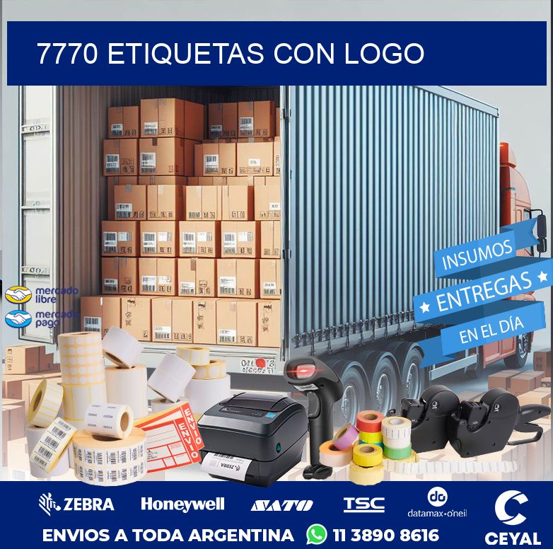 7770 ETIQUETAS CON LOGO