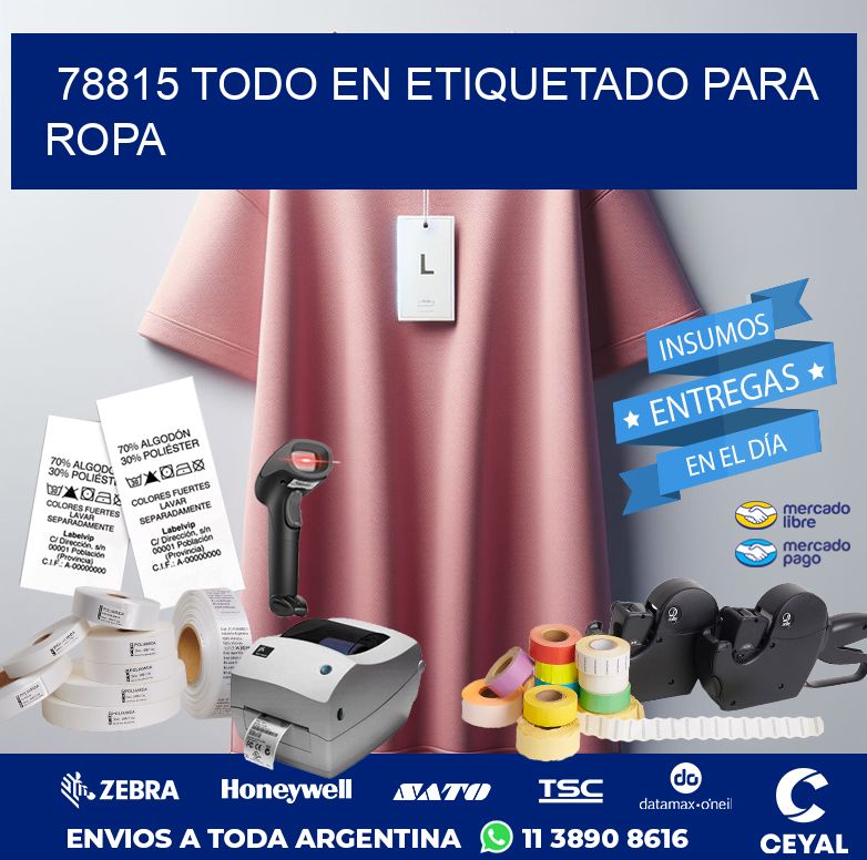 78815 TODO EN ETIQUETADO PARA ROPA