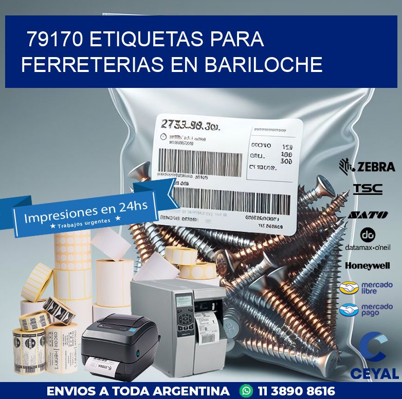 79170 ETIQUETAS PARA FERRETERIAS EN BARILOCHE