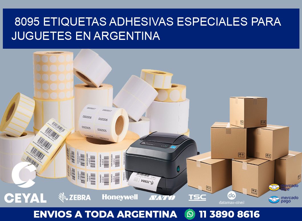 8095 ETIQUETAS ADHESIVAS ESPECIALES PARA JUGUETES EN ARGENTINA