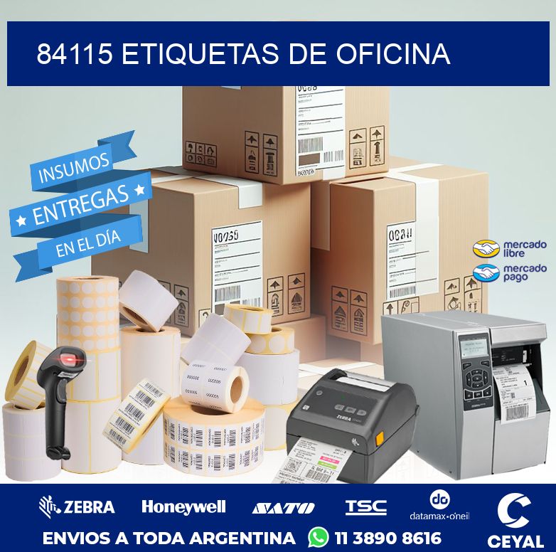 84115 ETIQUETAS DE OFICINA