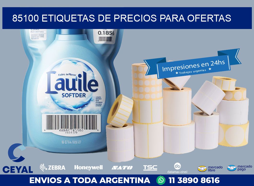 85100 ETIQUETAS DE PRECIOS PARA OFERTAS