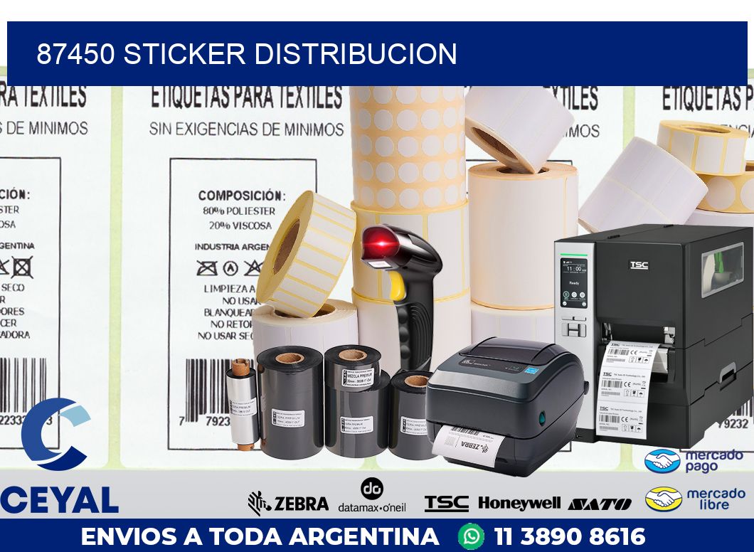 87450 STICKER DISTRIBUCION
