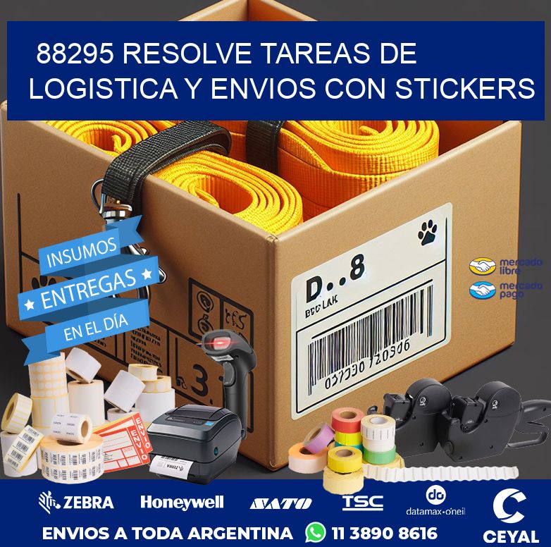 88295 RESOLVE TAREAS DE LOGISTICA Y ENVIOS CON STICKERS