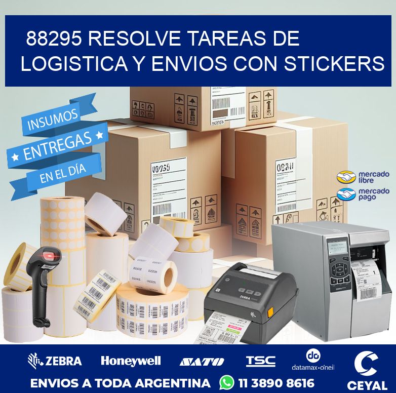 88295 RESOLVE TAREAS DE LOGISTICA Y ENVIOS CON STICKERS