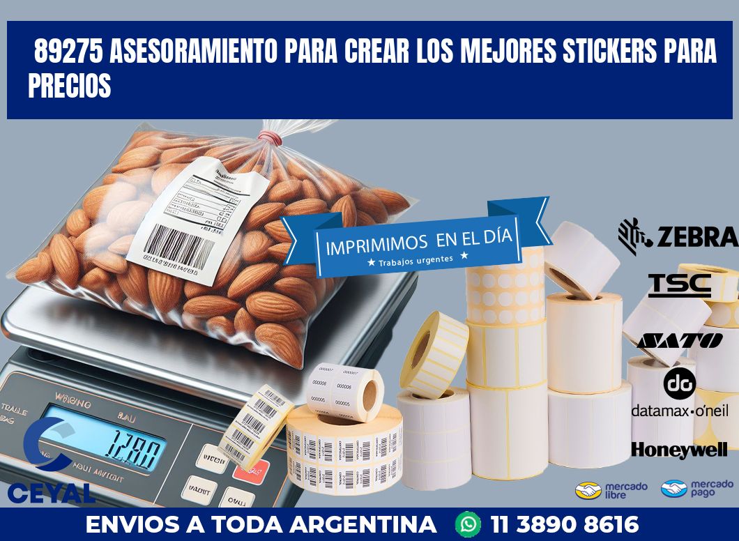 89275 ASESORAMIENTO PARA CREAR LOS MEJORES STICKERS PARA PRECIOS