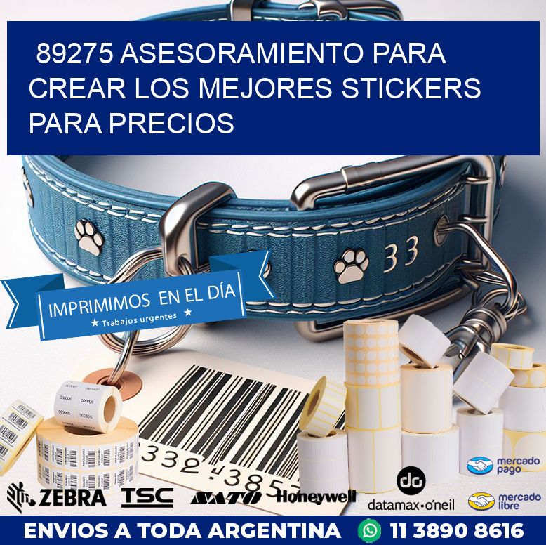 89275 ASESORAMIENTO PARA CREAR LOS MEJORES STICKERS PARA PRECIOS