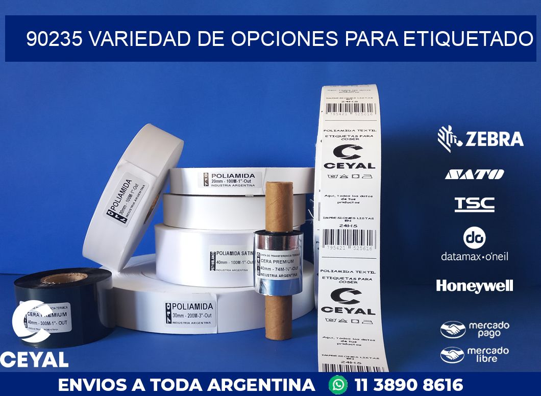 90235 VARIEDAD DE OPCIONES PARA ETIQUETADO
