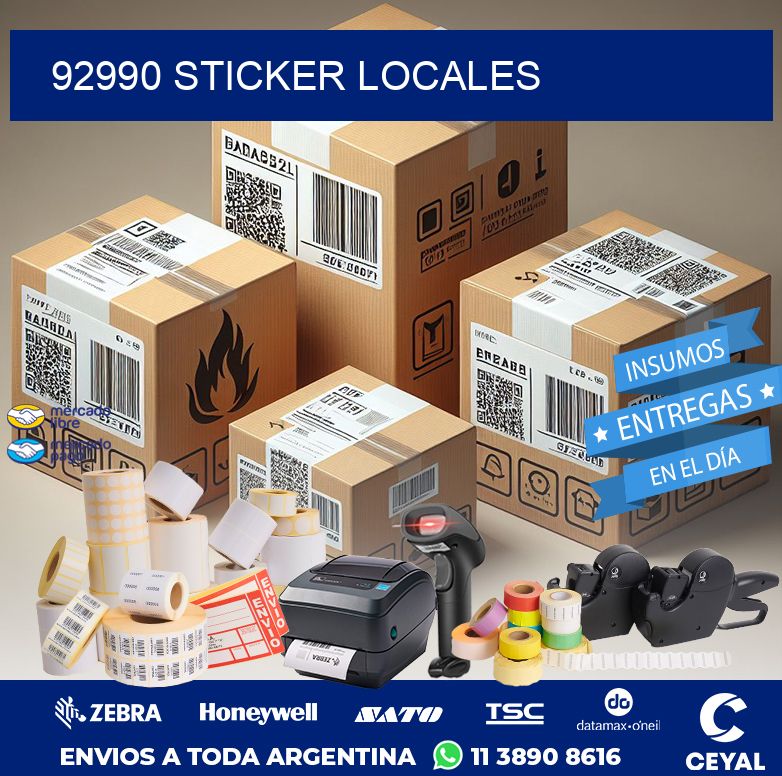92990 STICKER LOCALES