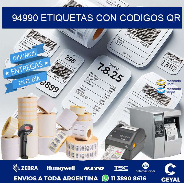 94990 ETIQUETAS CON CODIGOS QR