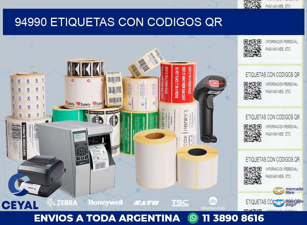 94990 ETIQUETAS CON CODIGOS QR